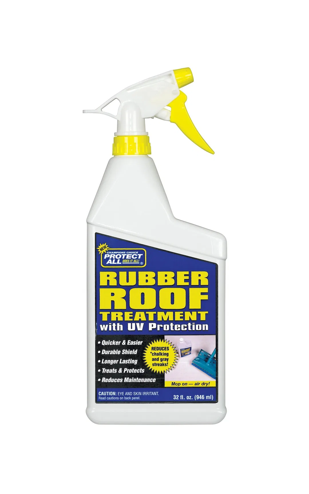 51027 – DAVE CARTER Rubber Roof Protectant, Use To Protect All EPDM Rubber Roof Membranes To Extend The Life 32 Ounce...